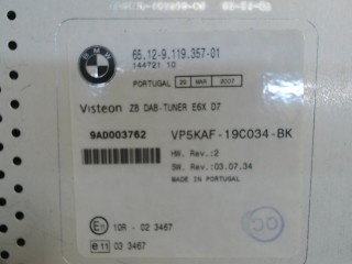Блок управления радиоприемником, ориг. номер 65129119357, 9119357, BMW 3 серия 2004-2008