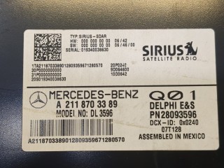 Блок управления радиоприемником, ориг. номер A2118703389, Mercedes M-Класс 2005-2008