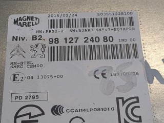 Блок управления радиоприемником, ориг. номер 9812724080, Citroen C4 2010-2016