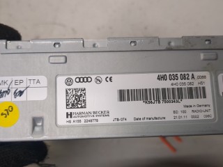 Блок управления радиоприемником, ориг. номер 4H0035082A, Audi A8 2009-2014