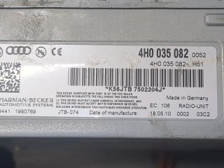 Блок управления радиоприемником, ориг. номер 4H0035082, Audi A8 2009-2014