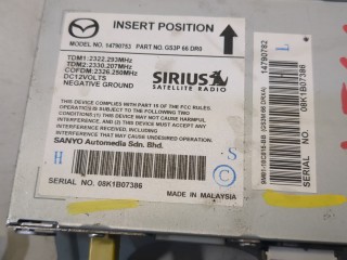 Блок управления радиоприемником, ориг. номер GS3P66DR0, 14790753, Mazda 6 2009-2013