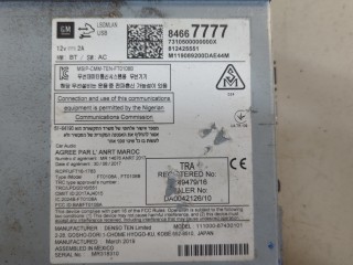 Блок управления радиоприемником, ориг. номер 84667777, Chevrolet Equinox 2017-2021