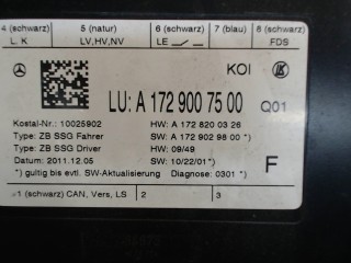 Блок управления сиденьями, ориг. номер A1729007500, Mercedes GLK X204 2008-2012