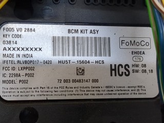 Блок управления бортовой сети (Body Control Module), ориг. номер HU5T15604HCS, Ford EcoSport 2017-2023