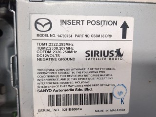 Блок управления навигацией, ориг. номер GS3M66DR0, Mazda 6 2009-2014