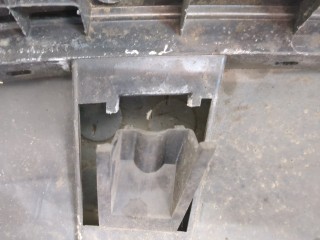 Кронштейн бампера левый задний, ориг. номер 9676126080, Citroen C4 Picasso 2013-2016