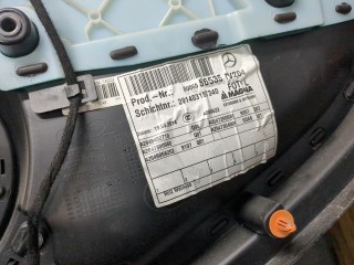 Дверная карта (Обшивка двери) левая задняя, ориг. номер A2047304900, Mercedes C W204 2011-2015