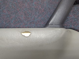Дверная карта (Обшивка двери) левая задняя, ориг. номер 829012F001, Nissan Primera 1996-2000