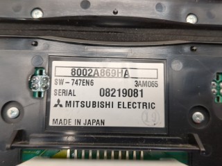 Панель управления магнитолой, ориг. номер 8002A869HA, Mitsubishi Endeavor 2009-2011