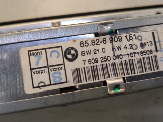 Панель управления магнитолой, ориг. номер 65826909151, 6909151, BMW X5 E53 1999-2003