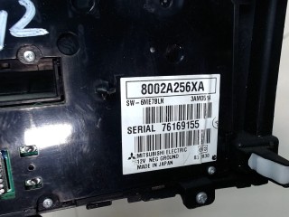 Панель управления магнитолой, ориг. номер 8002A256XA, Mitsubishi Pajero 2006-2011