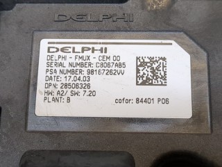 Панель управления магнитолой, ориг. номер 98167262VV, Citroen C4 Picasso 2016-2018