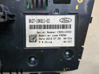 Панель управления магнитолой, ориг. номер BK2T18K811EC, 1824845, Ford Transit (Tourneo) Connect 2012-2018