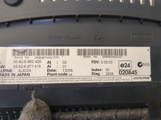 Дисплей компьютера (информационный), ориг. номер 65829224349, BMW 6 E63 2003-2007