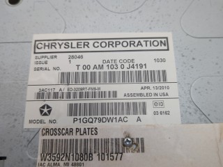Дисплей мультимедиа, ориг. номер P1GQ79DW1AC, Chrysler Town-Country 2007-2010