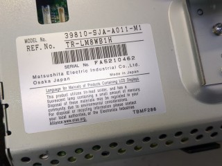 Дисплей мультимедиа, ориг. номер 39810SJAA011, Acura RL 2004-2008