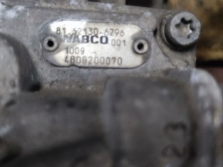 Кран тормозной главный (ножной), ориг. номер 81521306307, 81521306296, Man TGL 2005-2026