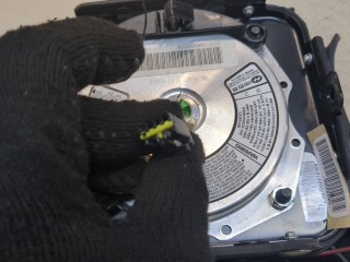 Подушка безопасности водителя, ориг. номер 5690005000LM, Hyundai Atos 2003-2008