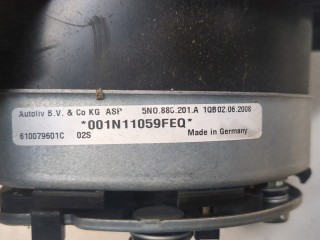 Подушка безопасности водителя, ориг. номер 5N0880201C, Volkswagen Tiguan 2006-2011