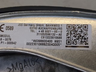 Подушка безопасности водителя, ориг. номер A6398600400, Mercedes Vito W639 2010-2015