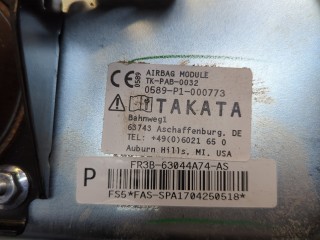 Подушка безопасности переднего пассажира, ориг. номер FR3B63044A74AS, Ford Mustang 2014-2017