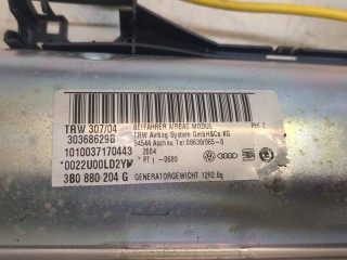 Подушка безопасности переднего пассажира, ориг. номер 3B0880204G, Skoda Superb 2001-2006