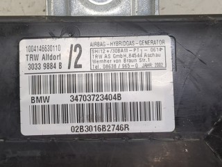 Подушка безопасности боковая (в дверь) правая, ориг. номер 30339884B, BMW 3 E46 1997-2003