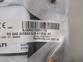 Подушка безопасности боковая (в сиденье), ориг. номер BJ32611D32AC, 618278901, Land Rover Discovery Sport 2014-2019