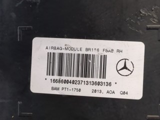 Подушка безопасности боковая (в сиденье) правая, ориг. номер 1668600402, Mercedes ML W166 2011-2015