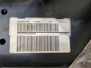 Подушка безопасности боковая (в сиденье), ориг. номер 9686337580, Peugeot 508 2010-2014