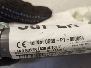 Подушка безопасности боковая (шторка) левая, ориг. номер BJ3214K160BC, Land Rover Range Rover Evoque 2015-2018