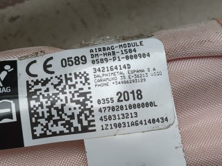 Подушка безопасности боковая (шторка) левая, ориг. номер 03552018, 34216414D, Citroen C3 Aircross 2017-2021