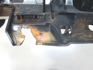 Подушка безопасности коленная, ориг. номер 7P5858903F, Porsche Cayenne 2010-2014