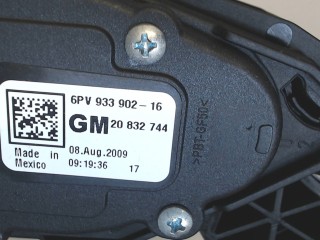 Педаль газа, ориг. номер 20832744, Cadillac SRX 2009-2012