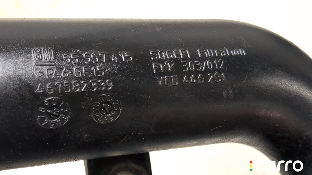 Патрубок интеркулера Opel Corsa 2006-2011, 1.3 л, МКПП, 55557415, фото 2