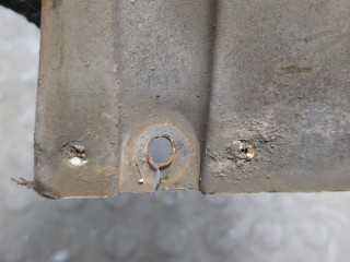 Молдинг крыла левое заднее, ориг. номер 93827VB000, Nissan Patrol 1997-2010