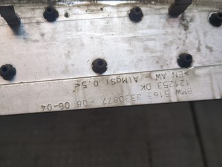 Накладка подножки, ориг. номер 51633330877, BMW X3 E83 2003-2006