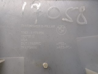 Обшивка центральной стойки, ориг. номер 51436979856, 6979856, 15871812, BMW X6 2007-2012