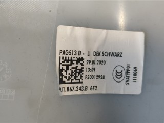 Обшивка центральной стойки левая, ориг. номер 9J1867243B, Porsche Taycan 2019-2024