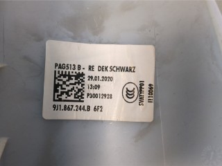 Обшивка центральной стойки правая, ориг. номер 9J1867244B, Porsche Taycan 2019-2024