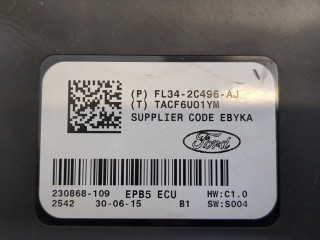 Блок управления стояночным тормозом, ориг. номер FL342C496AJ, Ford F-150 2014-2018