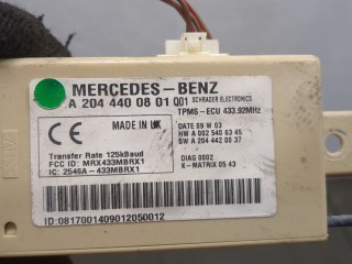 Блок контроля давления в шинах, ориг. номер A2044400801, Mercedes GLK X204 2008-2012