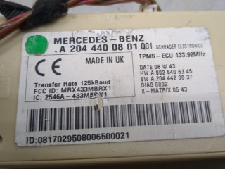 Датчик давления шин, ориг. номер A2044400801, A0025406345, A2044420037, Mercedes GLK X204 2008-2012