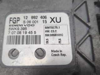 Блок управления двигателем, ориг. номер 12992406, Opel Astra 1998-2009