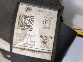 Ремень безопасности левый передний, ориг. номер 1K4857705BH, 1K4857705BHRAA, Volkswagen Golf 6 2008-2012