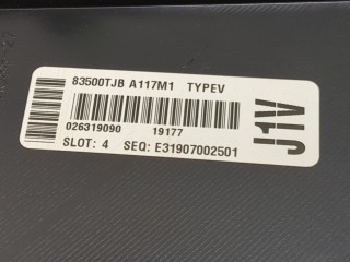Дверная карта (Обшивка двери) правая передняя, ориг. номер 83501TJBA02ZD, Acura RDX 2018-2021