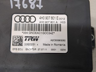 Блок управления стояночным тормозом, ориг. номер 4H0907801E, Audi A6 2011-2014