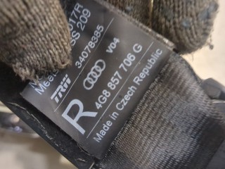 Ремень безопасности правый передний, ориг. номер 4G8857706G, Audi A6 2011-2014