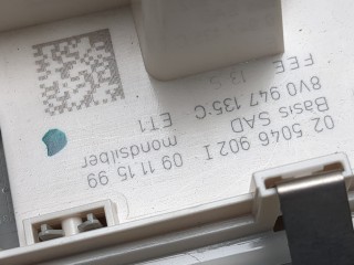 Фонарь салона (плафон), ориг. номер 8V0947135C, Audi A3 2012-2016
